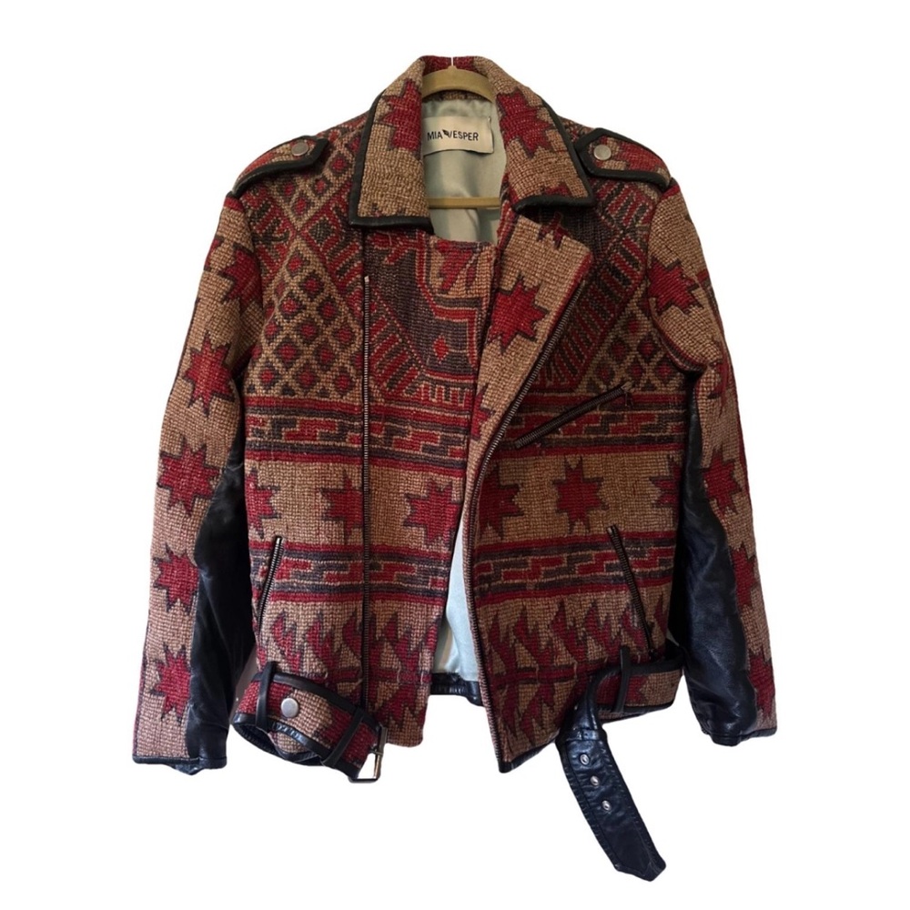 Mia Vesper Moto Jacket • Large • NWOT